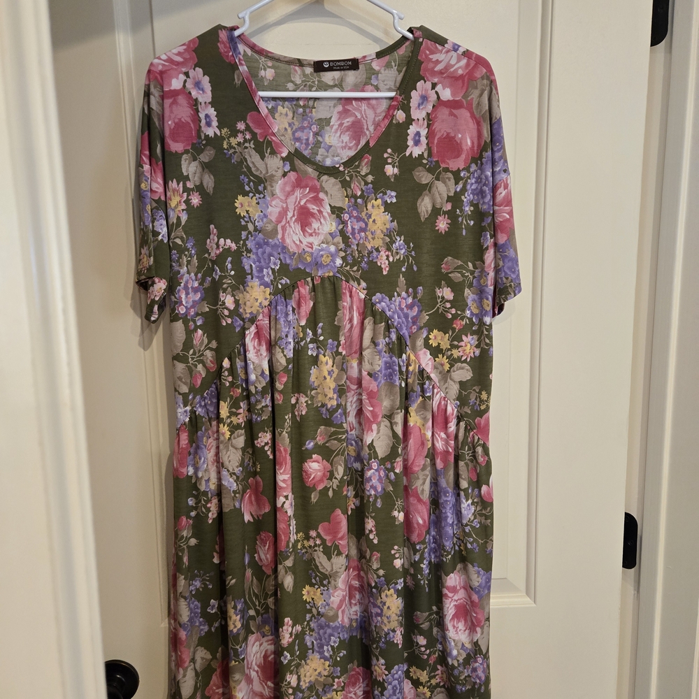 Floral High Low Dress
